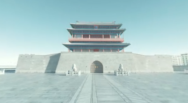 古城楼建模VR全景视频体验
